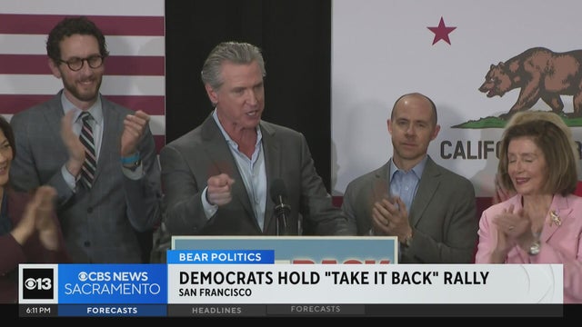 California Democrats hold "Take It Back" rally in San Francisco