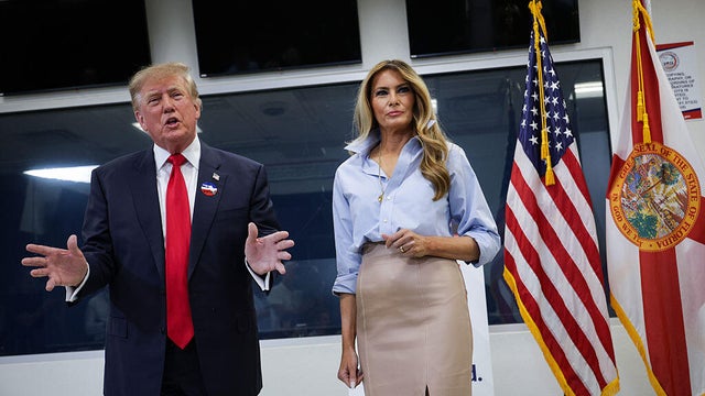 President Trump Casts His Vote In The Midterm Elections 