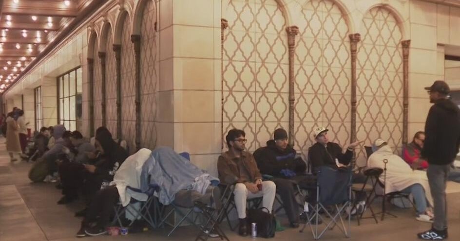 First foldable iPhone goes on sale to overnight campers outside SF Apple store