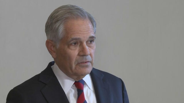 Larry Krasner speaks during a press conference in Philadelphia 
