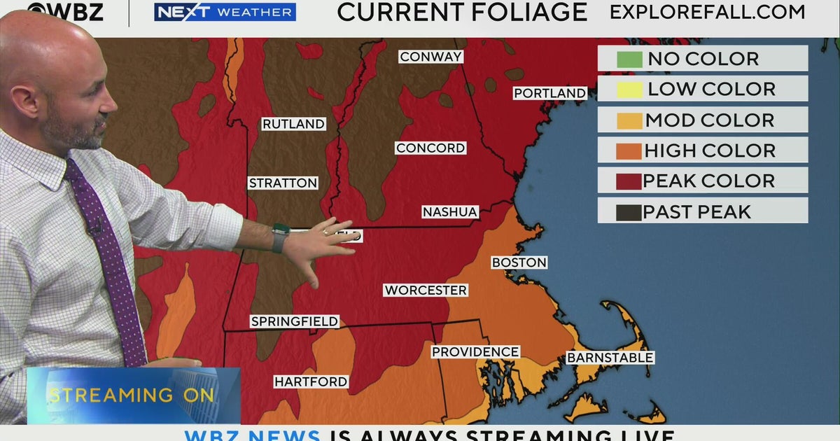 Next Weather: WBZ Midday Update For Oct. 25 - CBS Boston