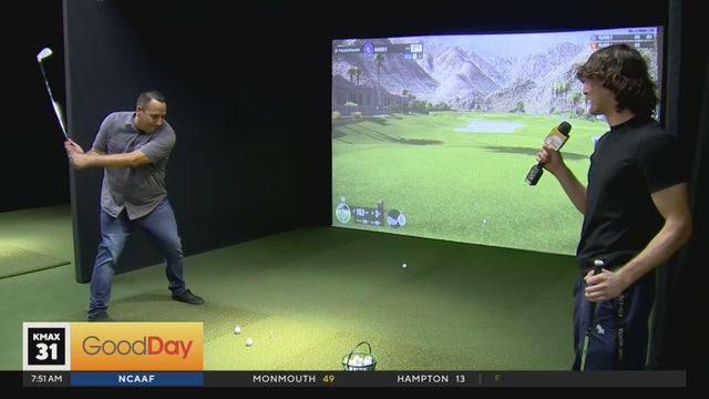 Kevin gets Ready to Golf