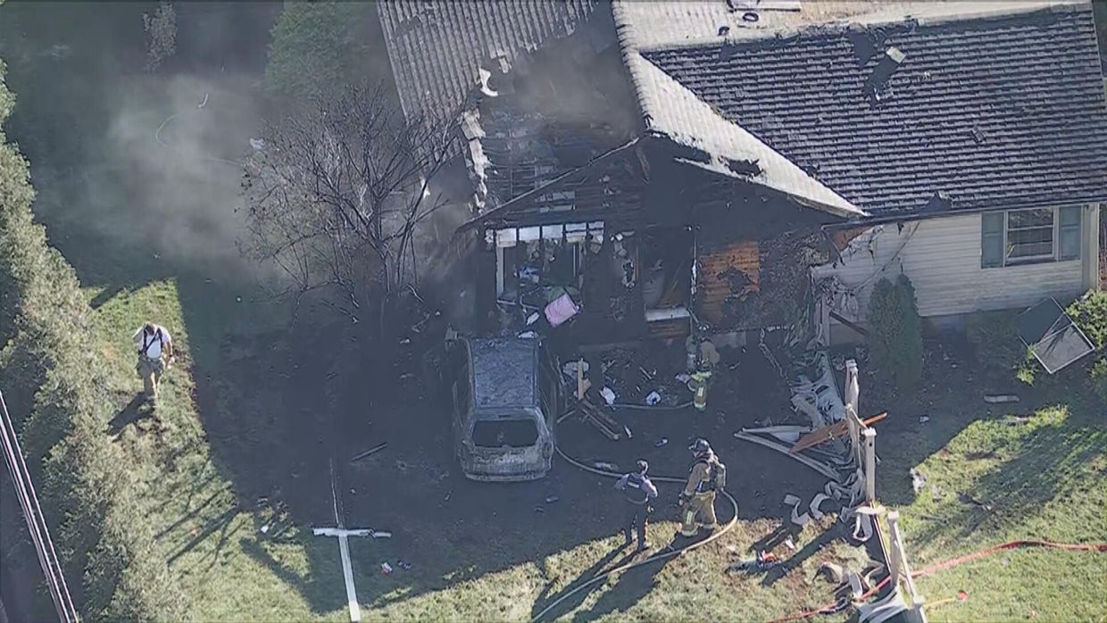 Car crashes into Burlington County, New Jersey, home, sparking fire ...