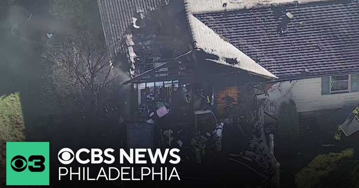 Car crash into Burlington County home under investigation - CBS ...