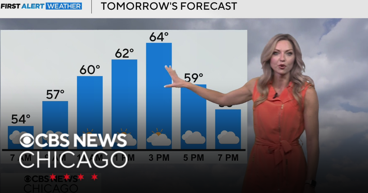 Cloudy, cool start to the workweek in Chicago - CBS Chicago