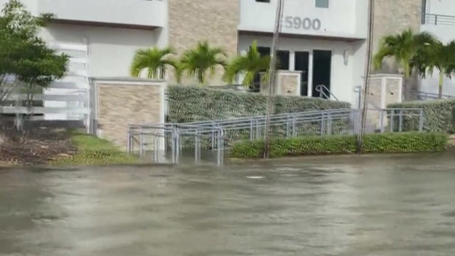 King tides continue to impact South Florida with strong winds and heavy rains causing flooding