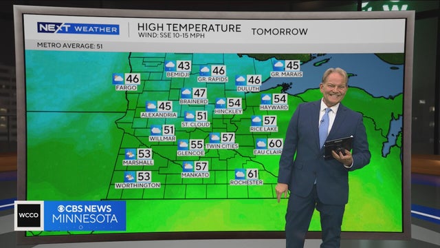 Minnesota weather to deliver temps in the 40s and 50s Tuesday | Oct. 26, 2026
