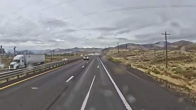 Watch: Seaplane makes emergency landing on I-80 near Reno