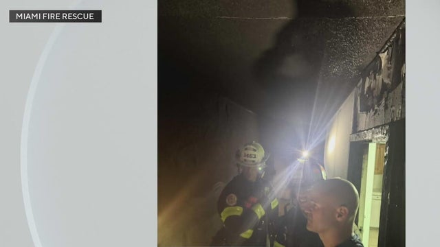 Miami apartment fire displaces over two dozen residents, and city officials helped relocate them