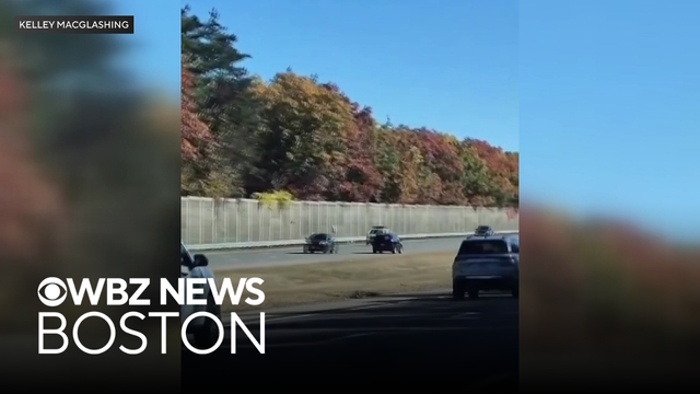 Video shows minivan cross median into oncoming traffic in Chelmsford