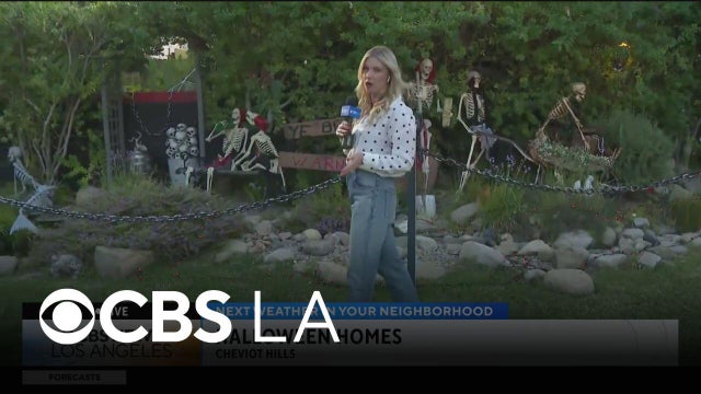 The LA Westside neighborhood that goes all out for Halloween | CBS LA