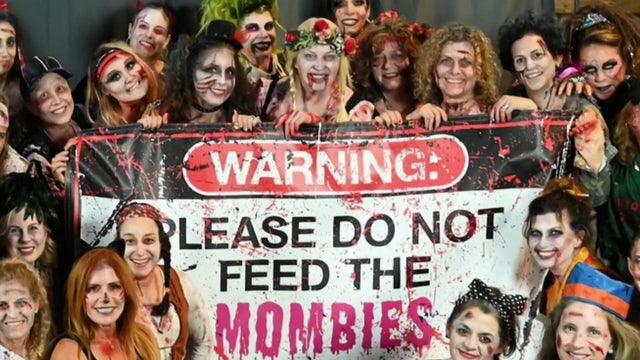 Moms host "Thriller" flash mob with a purpose