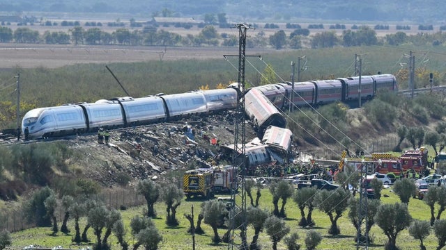 Latest on deadly train crash in Spain