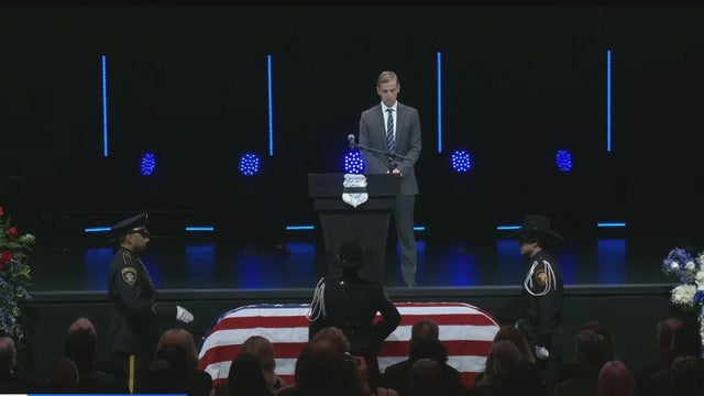 Fort Worth police officer remembered at memorial service