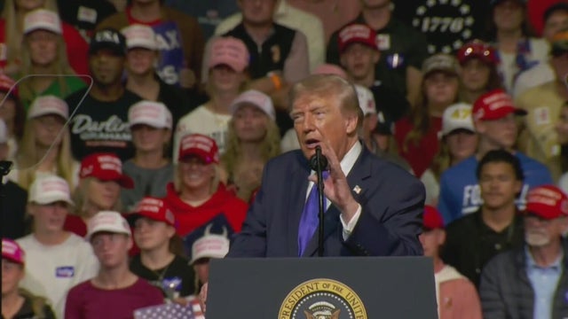 With midterm races tightening, President Trump continues to rally supporters
