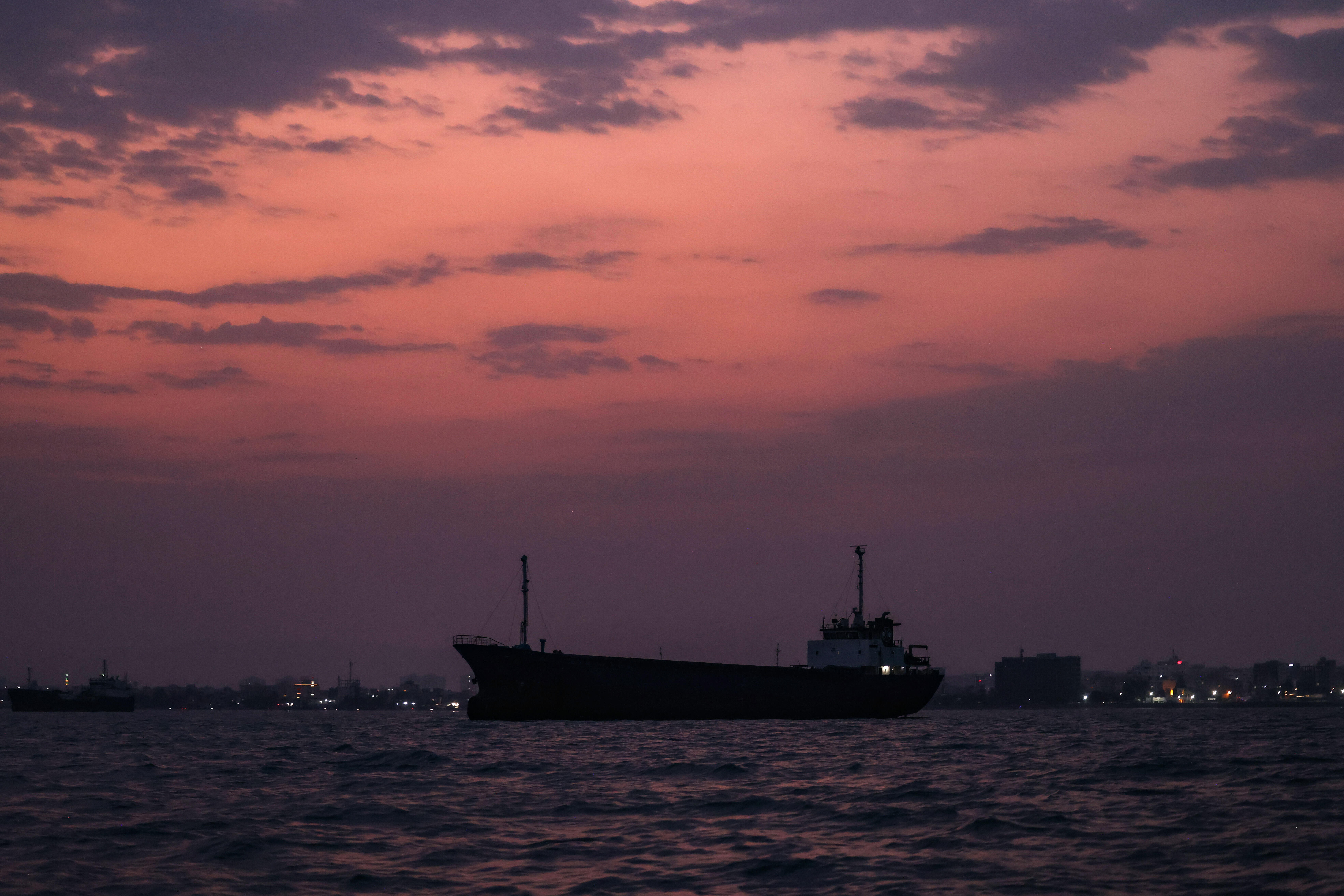 Ship burns as Iran claims 3 tankers hit mines in Strait of Hormuz