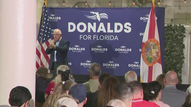 Byron Donalds campaigns to South Florida voters in Hialeah with top GOP officials
