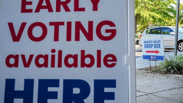 Residents Cast Ballots On First Day Of Early Voting In Georgia 
