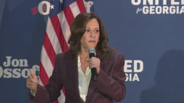 Harris rallies with Ossoff as Georgia candidates make final push