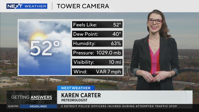 Cooler temps today.