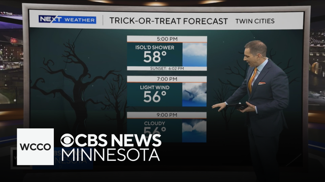 Minnesota weather on Halloween night to feature 50-degree temps | Oct. 30, 2026