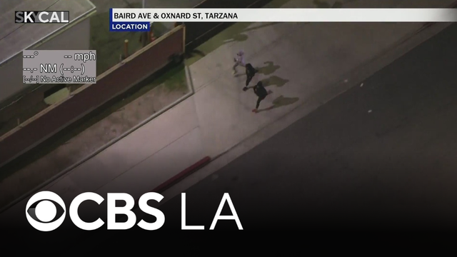 3 arrested after trying to run from LAPD officers at end of San Fernando Valley pursuit