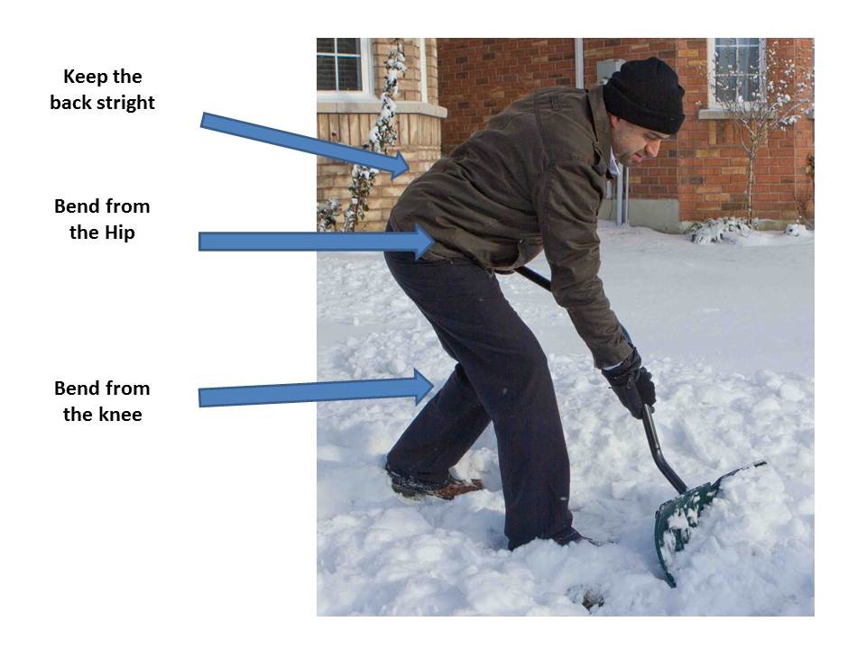 snow shoveling safety
