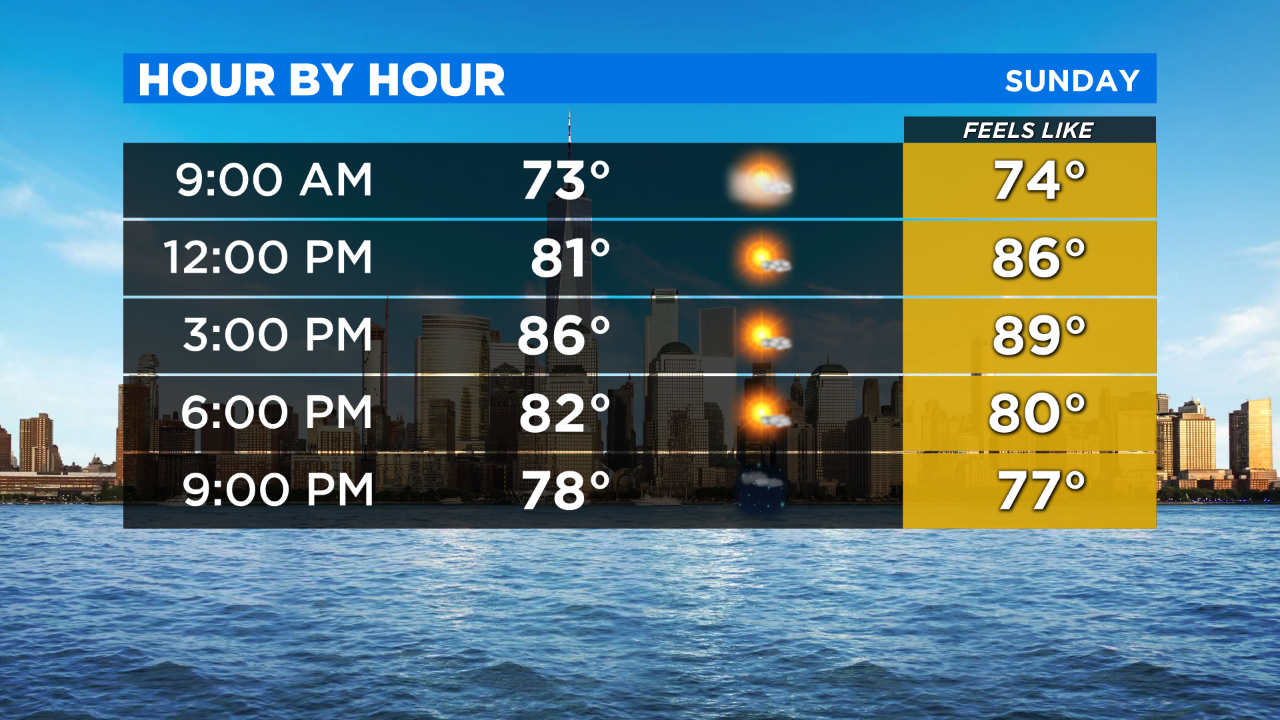 New York Weather CBS2's 8/9 Sunday Morning Forecast CBS New York