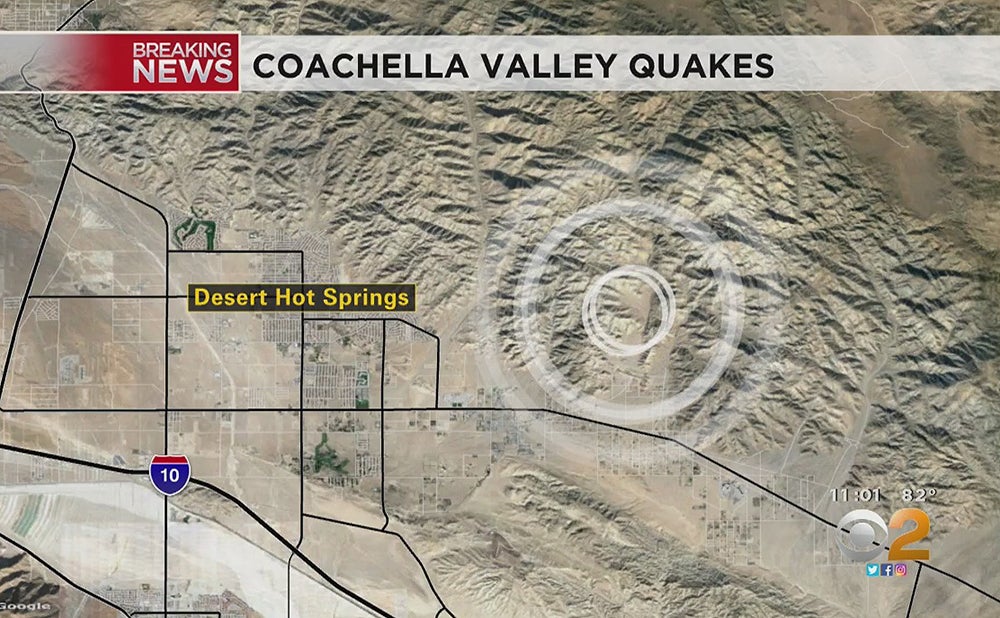 Coachella Valley Hit By 2 Small Earthquakes In 3 Minutes CBS Los Angeles