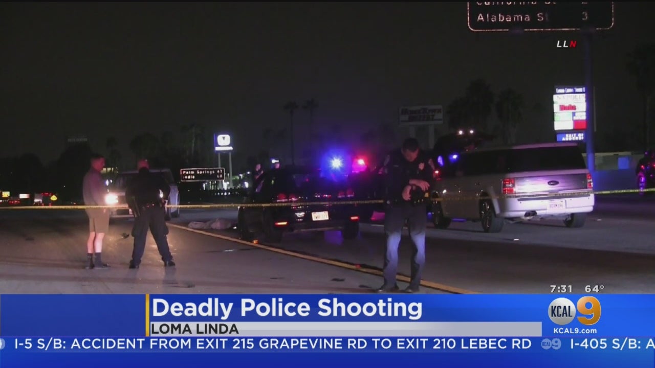 Suspect Killed By Police Following Pursuit In Loma Linda - CBS Los Angeles