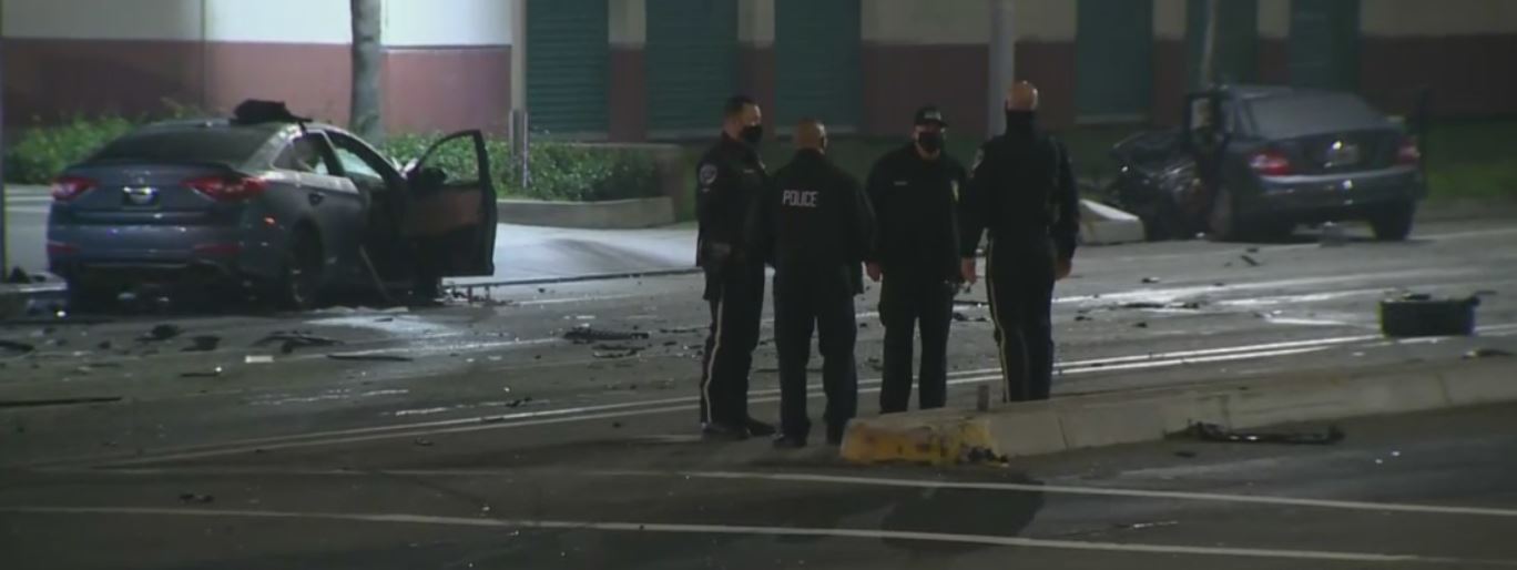 Police Chase Ends In Crash In Gardena 1 Killed Cbs Los Angeles