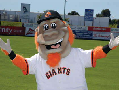 2014 San Jose Giants Gigante Mascot