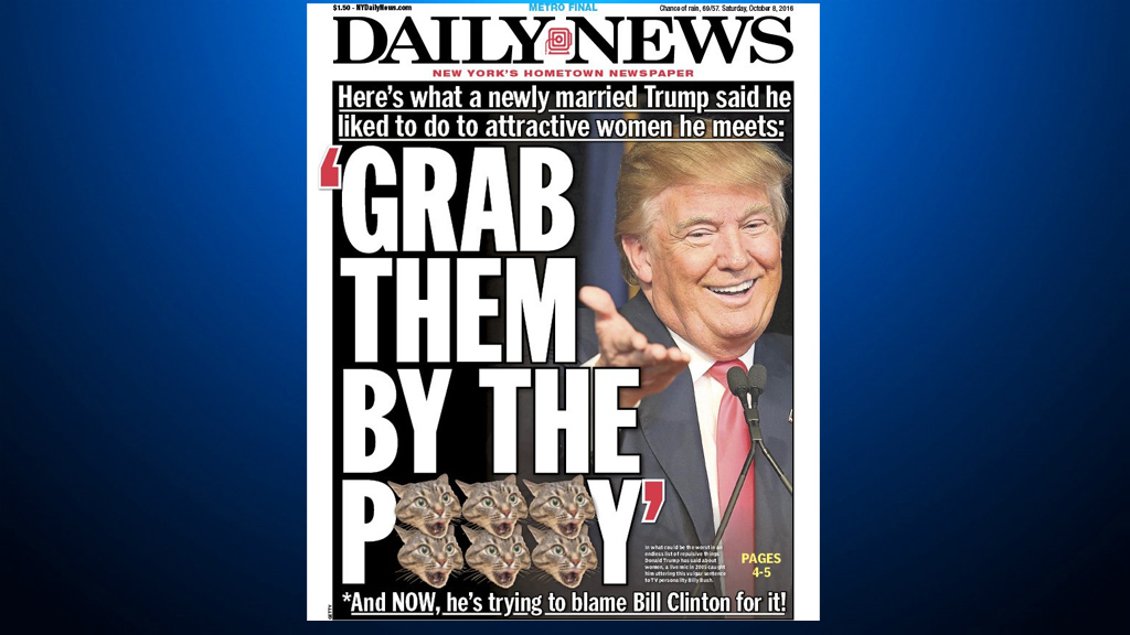 New York Daily News Cover Showing Donald Trump