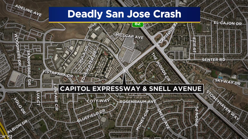 San Jose Fatal Crash Locator Map