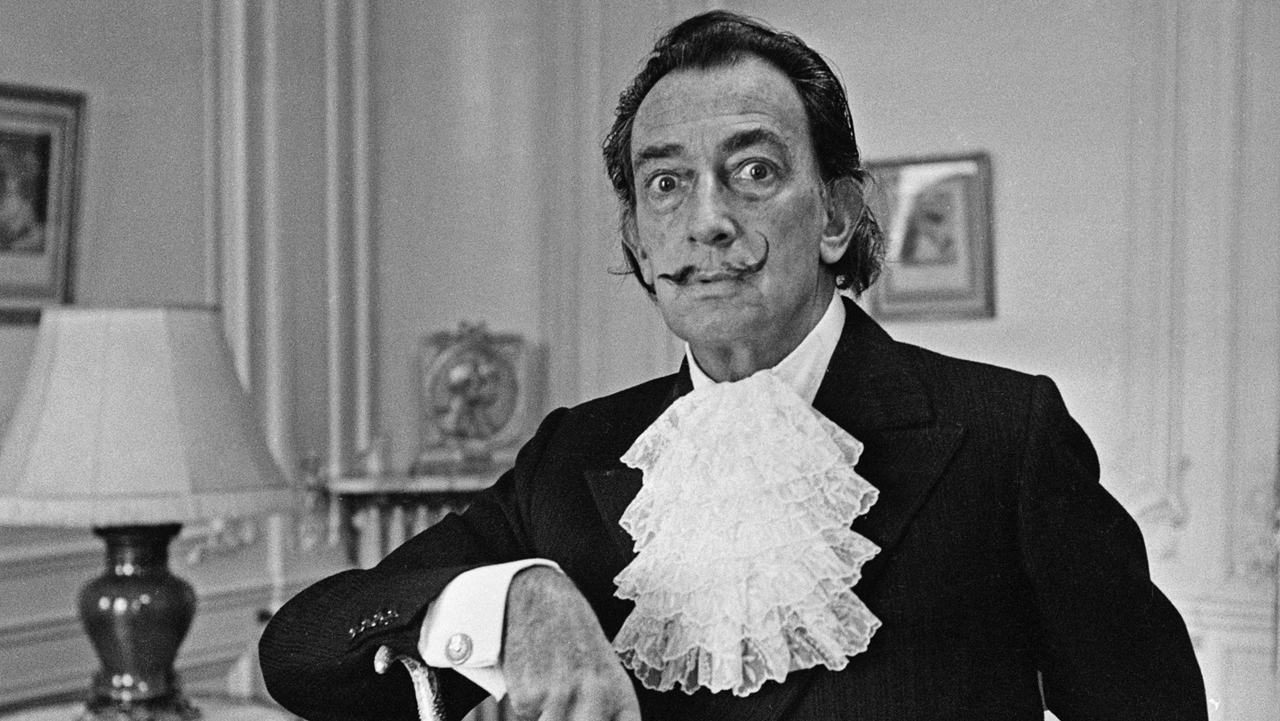 Spanish surrealist painter Salvador Dali (1904 - 1989), 29th December 1964. (Photo by Terry Fincher/Daily Express/Hulton Archive/Getty Images)