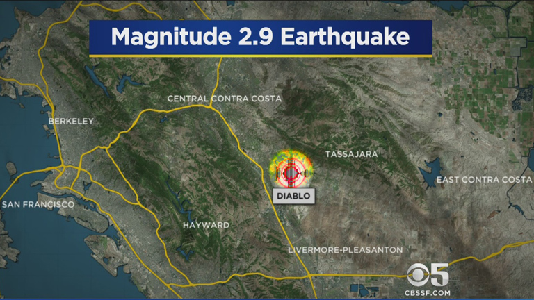 Magnitude 2.9 Quake Near Mount Diablo