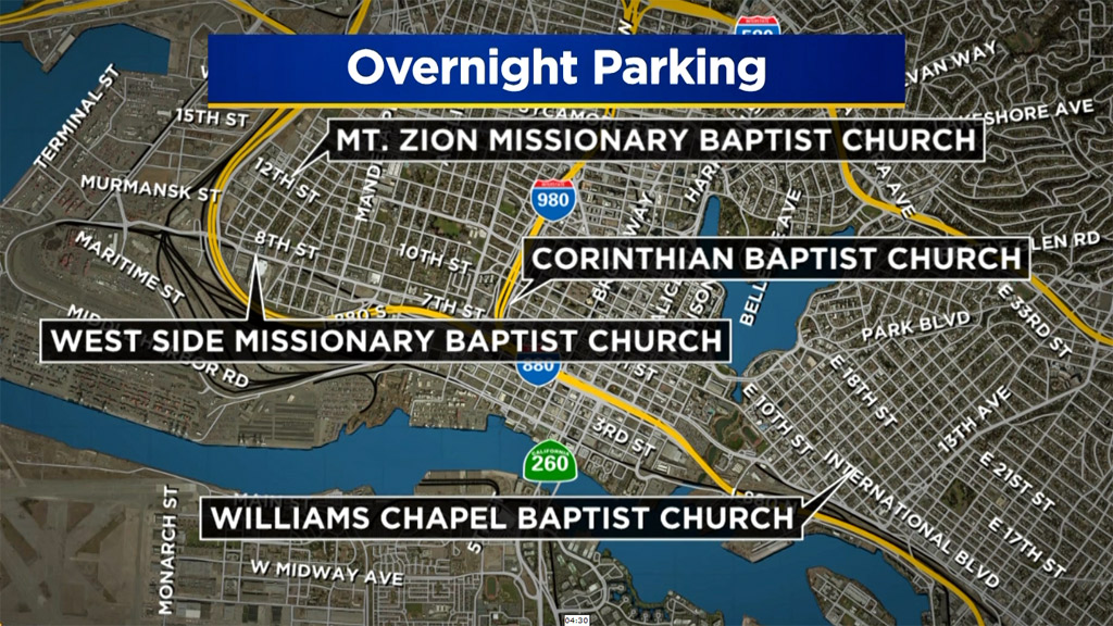 Church Overnight Parking for Homeless