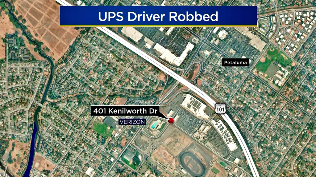 UPS Driver Robbed in Petaluma