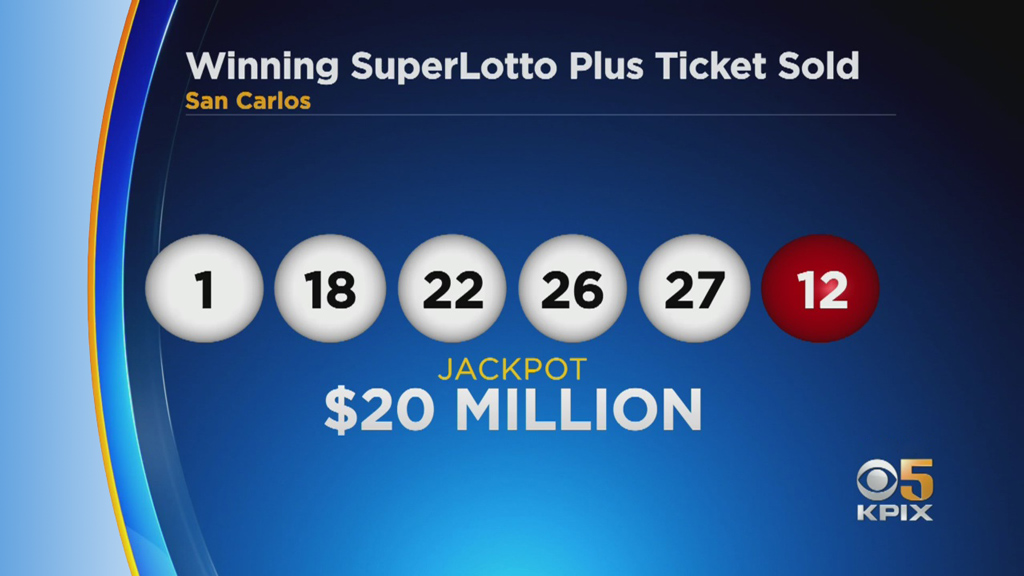 20 Million SuperLotto Plus Ticket Sold at Bay Area Gas Station CBS