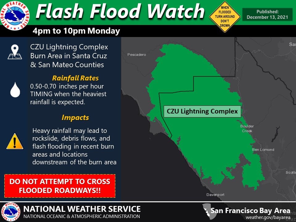 UPDATE Atmospheric River Downpour Leads To Santa Cruz County