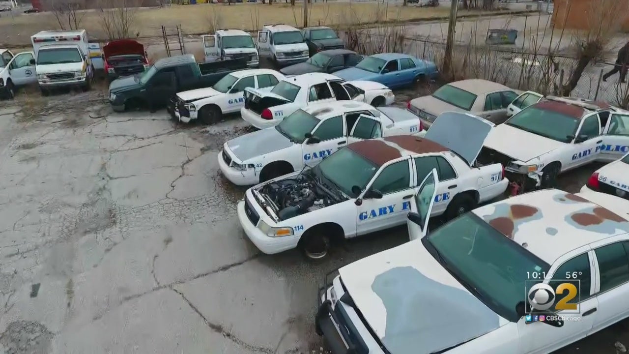 Lot Full Of Decommissioned Gary Police Squad Cars To Go To Public Auction -  CBS Chicago