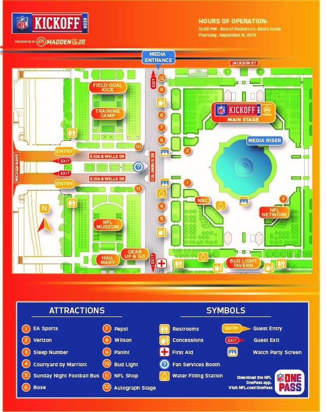 Grant Park Map 