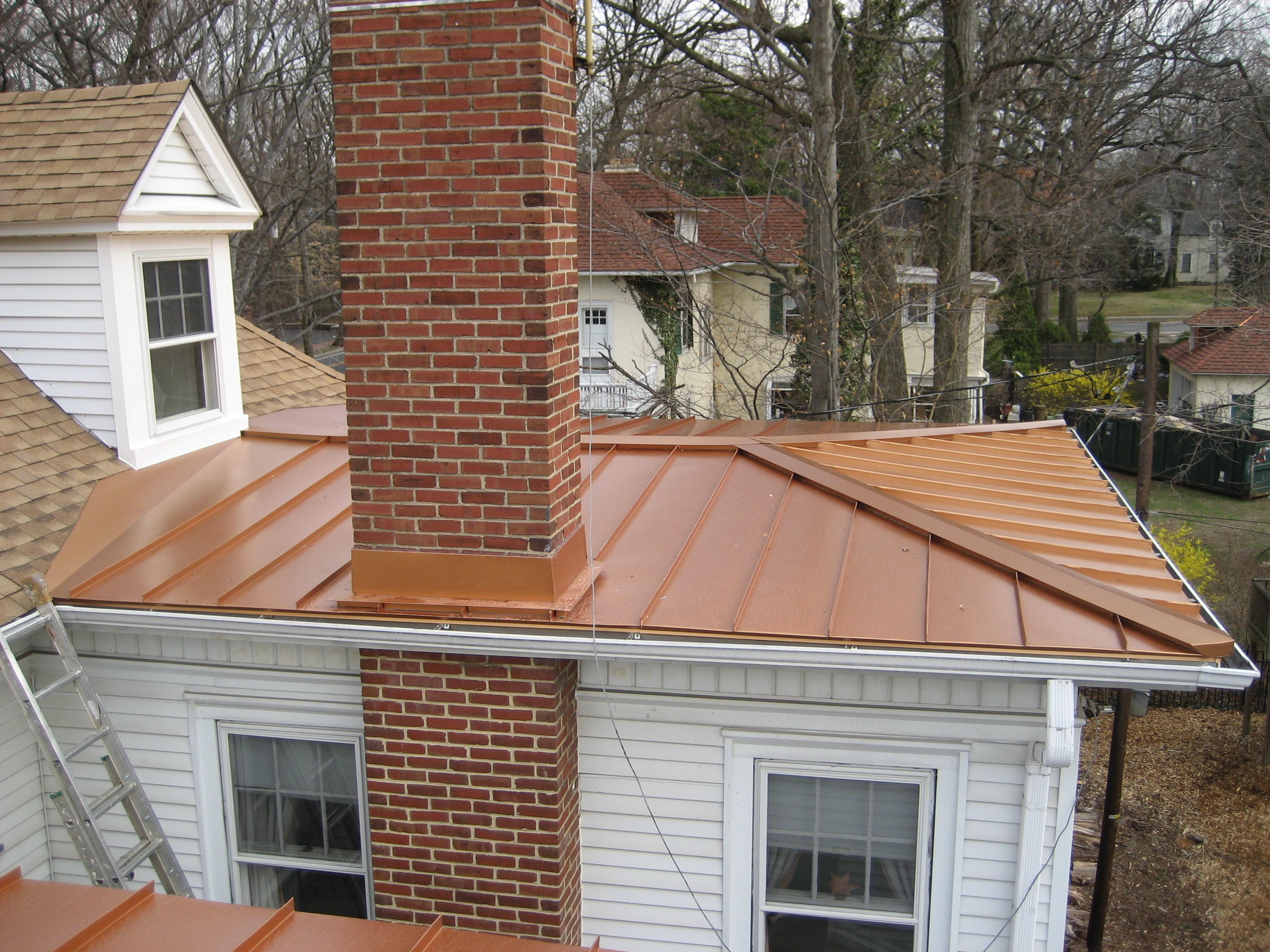 low sloping standing seam roof philadelphia
