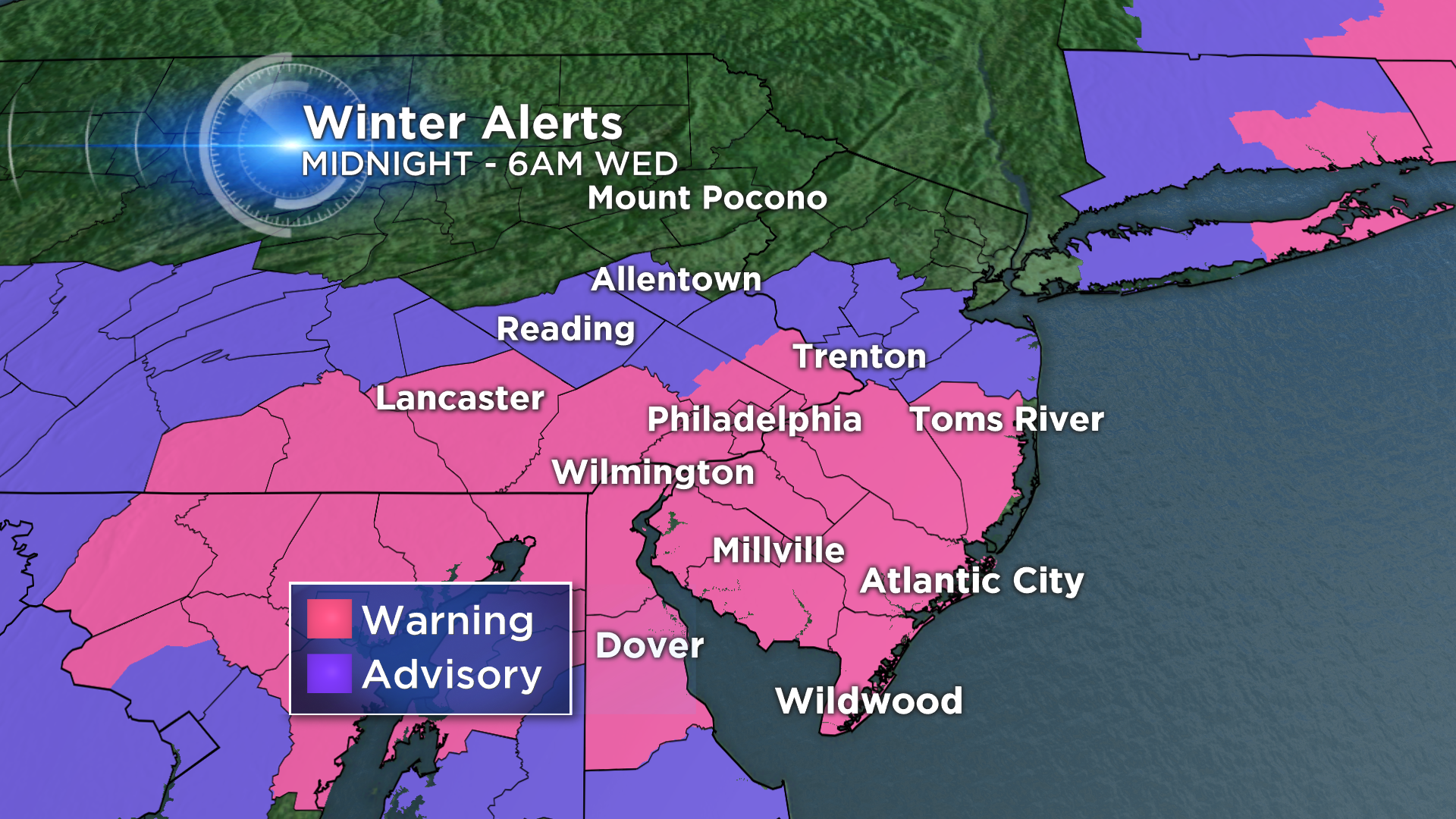 Watches and Warnings Winter Storm