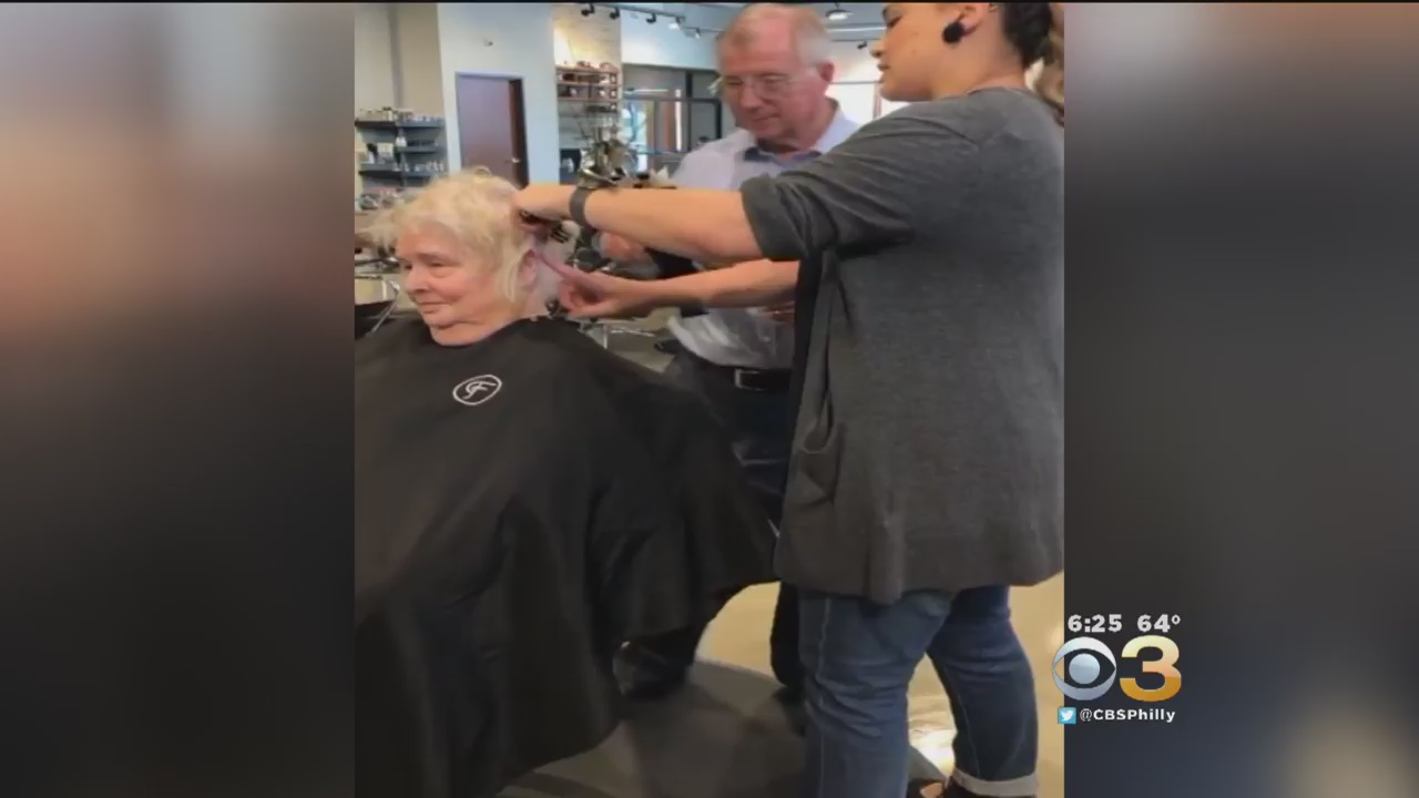 Man Learns To Do His Wife's Hair After Stroke Leaves Her Unable To Style It