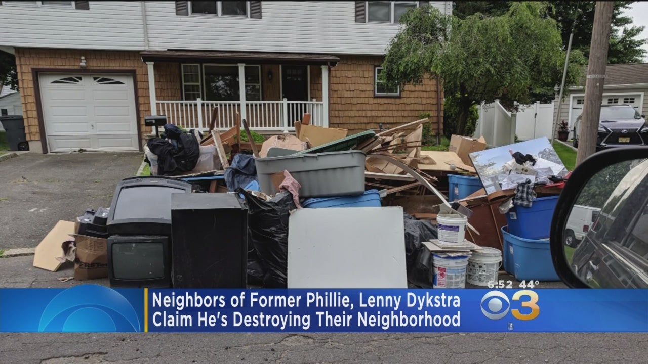 Neighbors Of Former Phillie Lenny Dykstra Claim He Is Destroying New Jersey Neighborhood