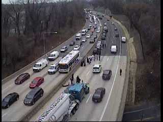 14-Car Pileup Snarling Traffic On I-76 EB