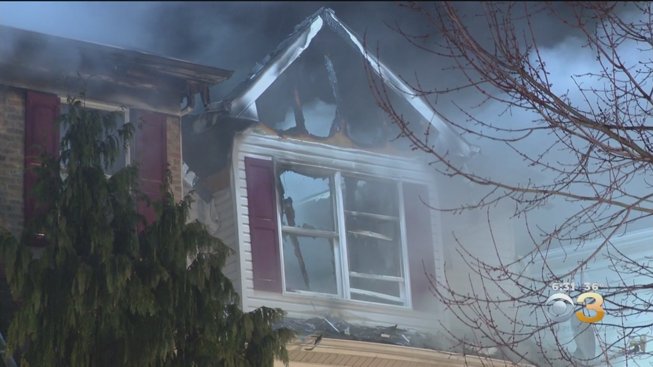 2-Alarm Fire Sweeps Through Blackwood Home - CBS Philadelphia