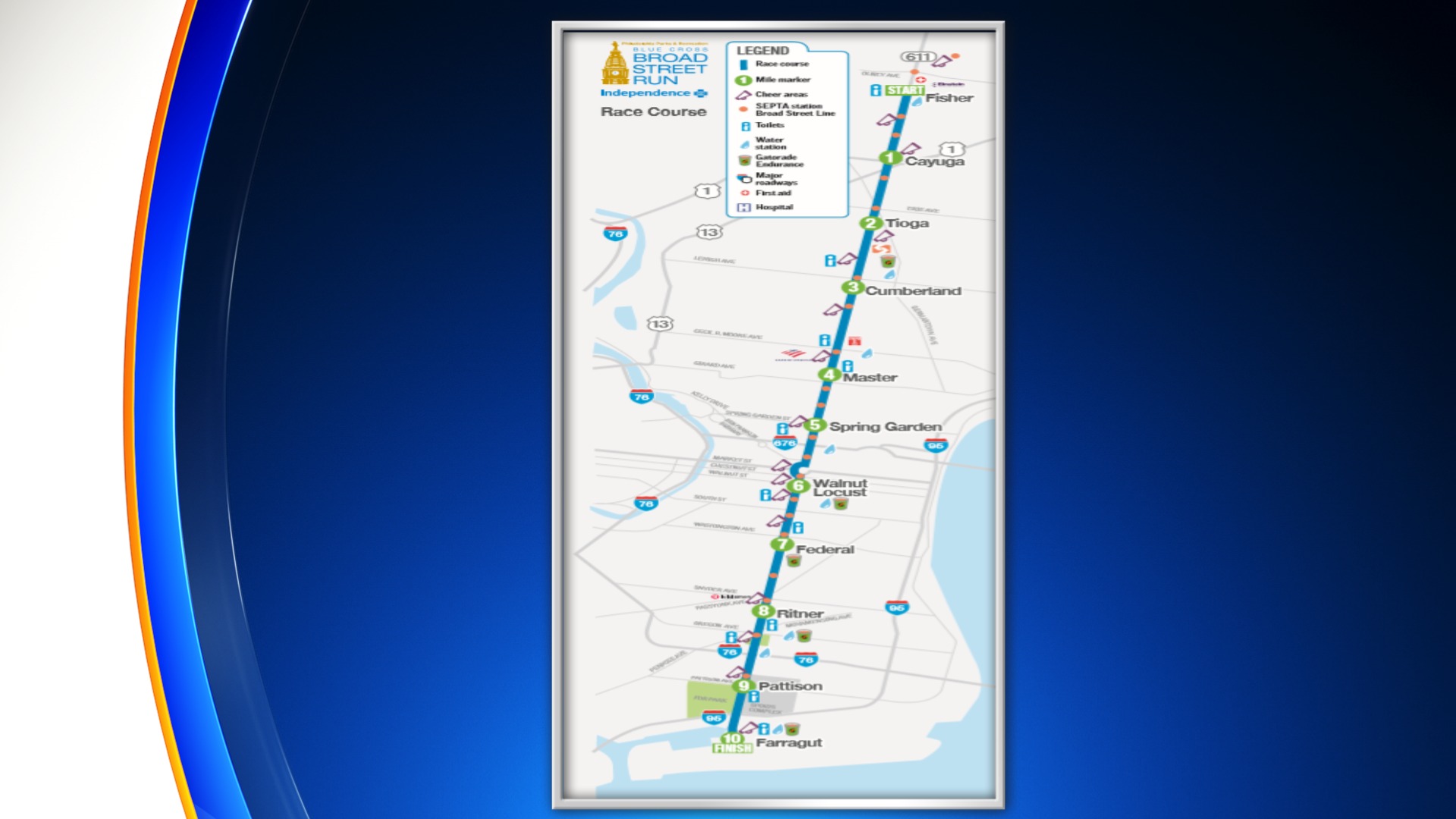 2022 Blue Cross Broad Street Run: Date, Course Map, Road Closures – NBC10  Philadelphia