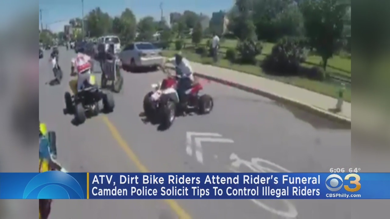 VIDEO: Mayhem Breaks Out In Pennsauken As ATV, Dirt Bike Riders Attend Rider's Funeral